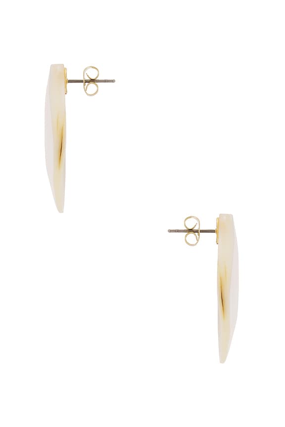 view 2 of 2 Mother Of Pearl Statement Stud Earrings in Pearl
