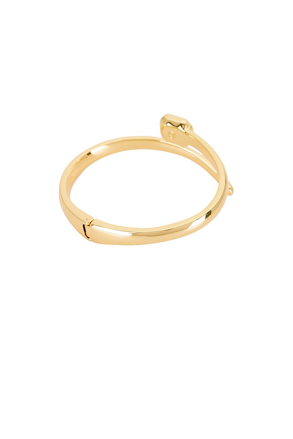 view 2 of 2 Deco Wrap Cuff in Green & Gold