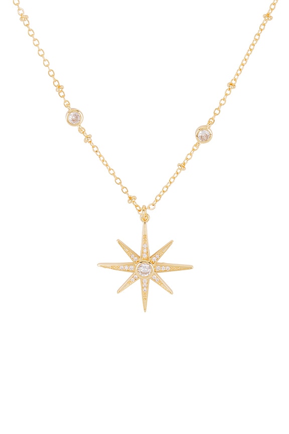 view 2 of 2 COLLAR COLGANTE STARBURST in Crystal