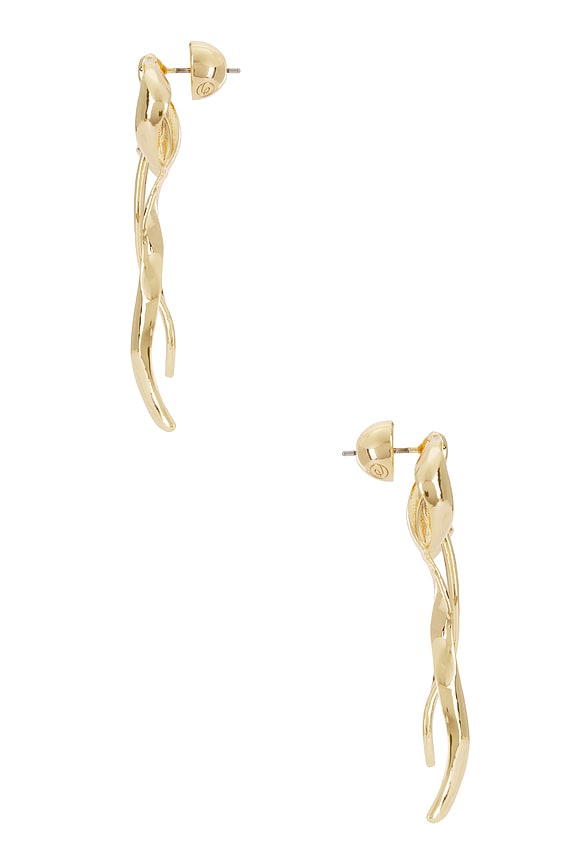 view 2 of 2 СЕРЬГИ in Gold