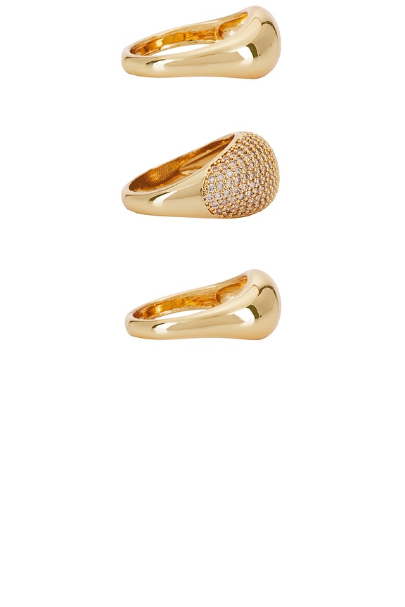 view 2 of 3 Timeless Glamour Ring Set in Gold