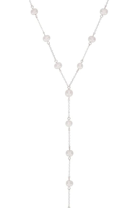view 2 of 2 레리어트 목걸이 in Pearl & Silver