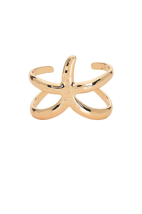 view 2 of 3 Starfish Luxe Cuff in Gold