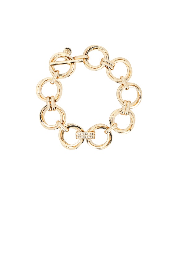 view 2 of 3 Complete Circle Chain Bracelet in Gold