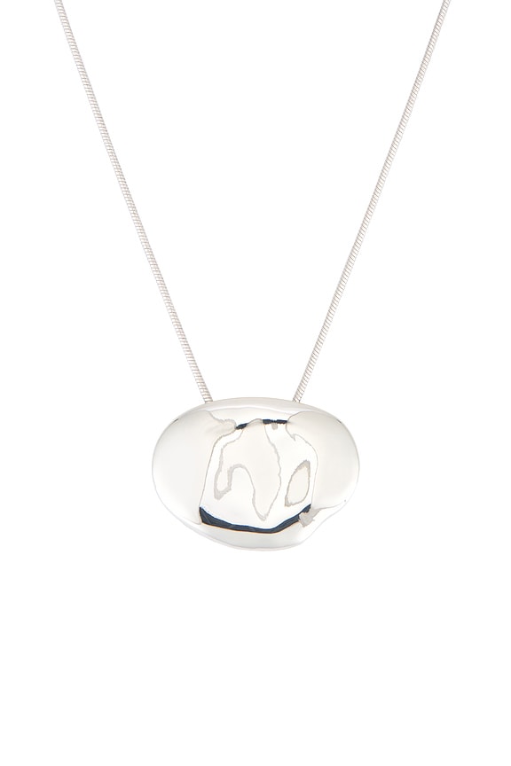 view 2 of 2 COLLAR MOLTEN in Silver