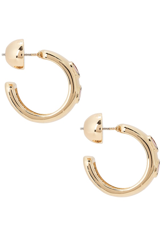 view 2 of 3 Everyday Mini Hoops in Gold