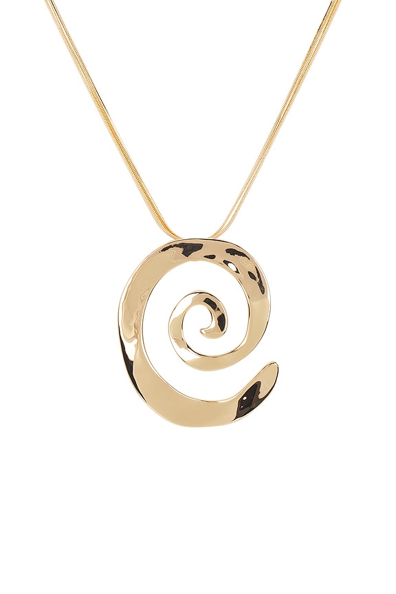 view 2 of 2 Aura Swirl Necklace in Gold