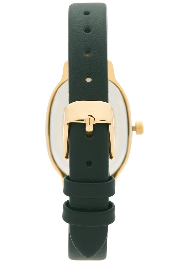 view 2 of 4 Harper Timeless Texture Leather Watch in Black & Gold