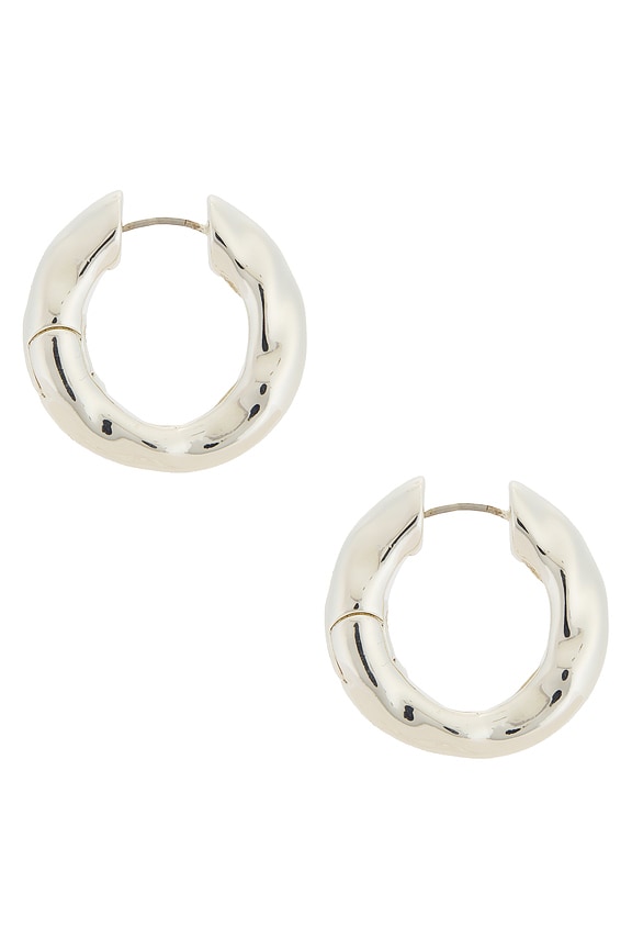 view 2 of 3 LIQUID 링 귀걸이 in Silver