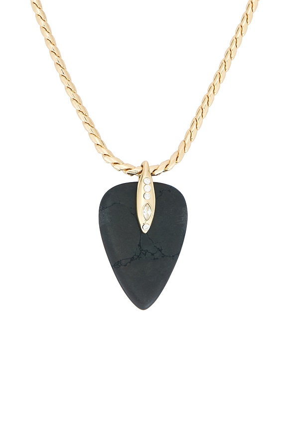 view 2 of 3 COLLIER PENDENTIF MIDNIGHT in Black & Gold