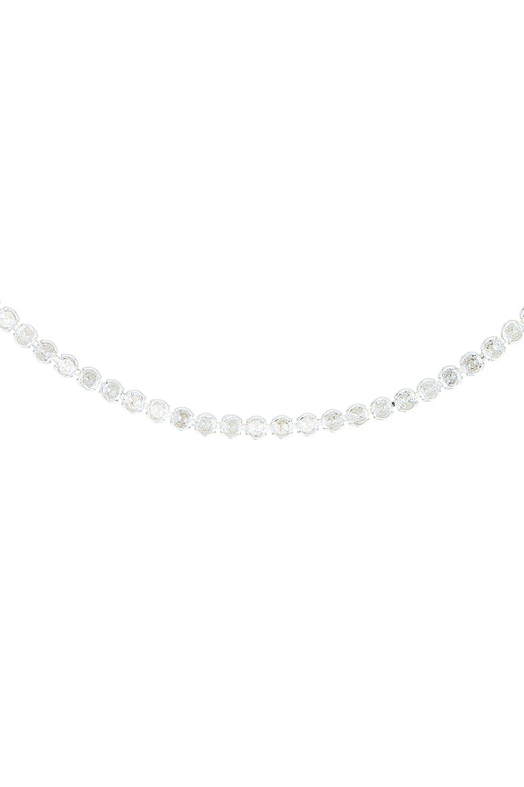 view 2 of 3 Simply Tennis Necklace in Silver