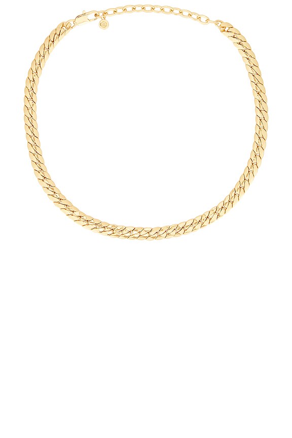 Ettika Flat Chain Necklace In Gold REVOLVE Ettika Flat Chain Necklace In Gold REVOLVE