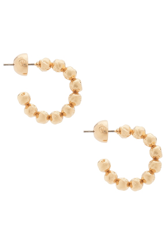 view 2 of 3 PENDIENTES DE ARO MOLTEN EVERYDAY HOOPS in Gold