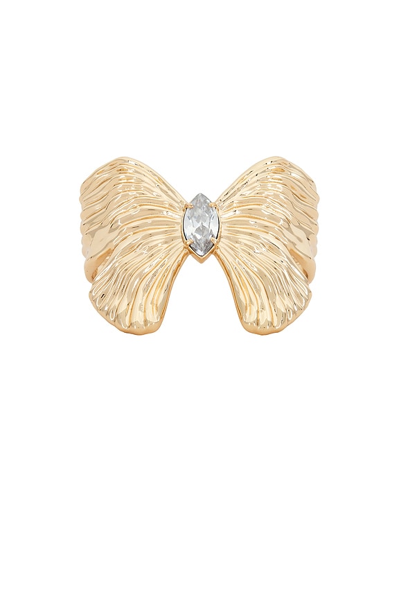 view 2 of 3 BRAZALETE PULSERA FLUTTERING GLOW in Clear Crystal & Gold