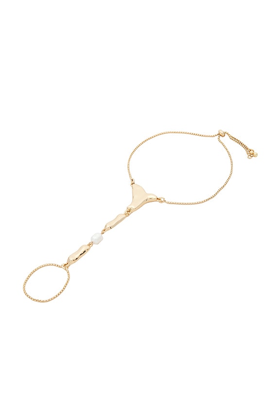 view 1 of 3 ESCLAVA LIQUID METAL in Freshwater Pearl & Gold