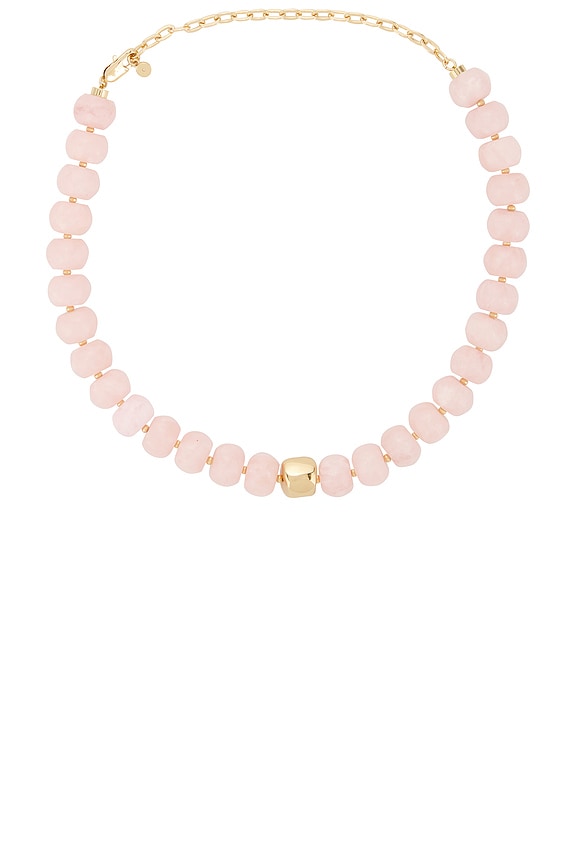 view 1 of 3 Power Bead Statement Necklace in Rose