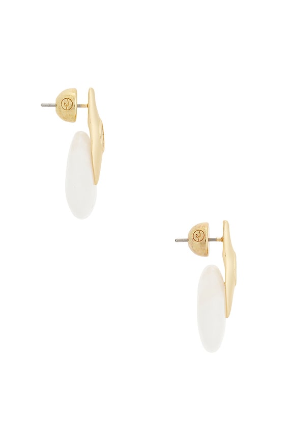 view 2 of 2 Solstice Earrings in White