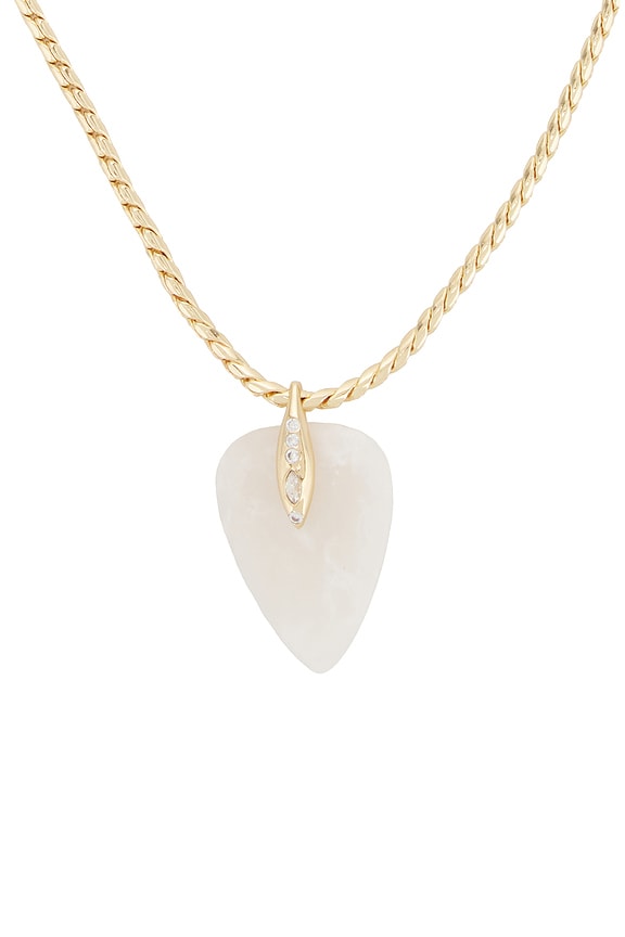 view 2 of 3 Solstice Pendant Choker Necklace in Bone