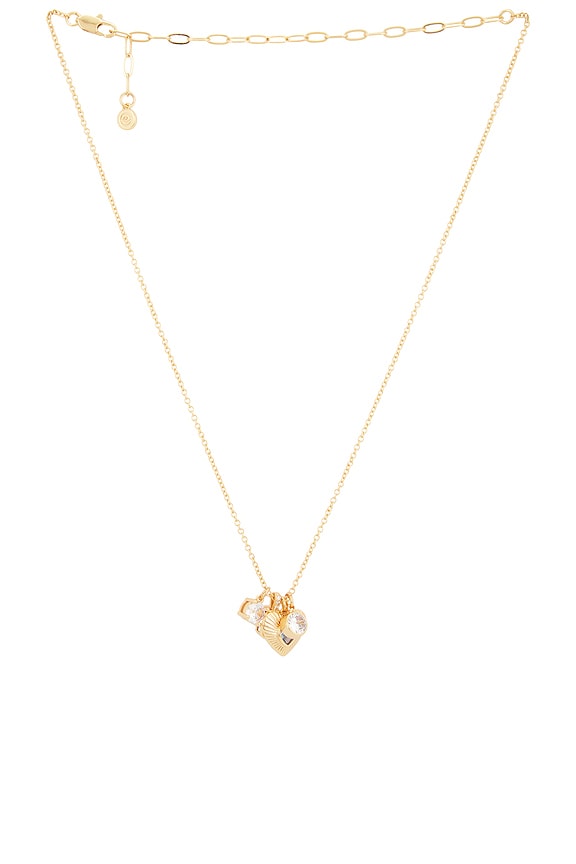 view 1 of 3 COLLIER À BRELOQUE TRINKET TROVE CHARM in Gold & Crystal