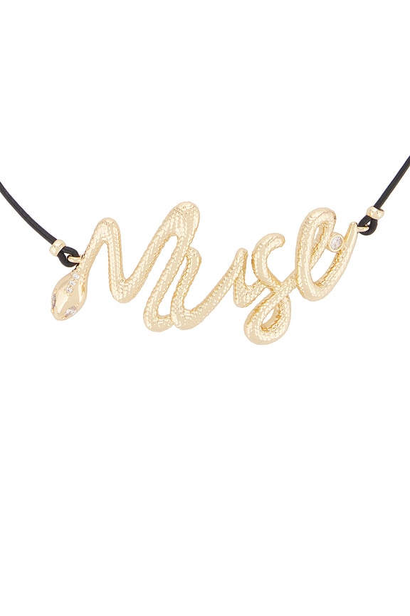 view 2 of 3 Corded Muse Necklace in Gold