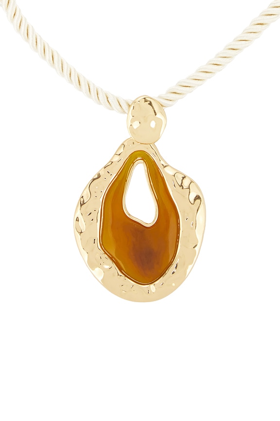 view 2 of 3 COLLAR COLGANTE ACRYLIC in Caramel