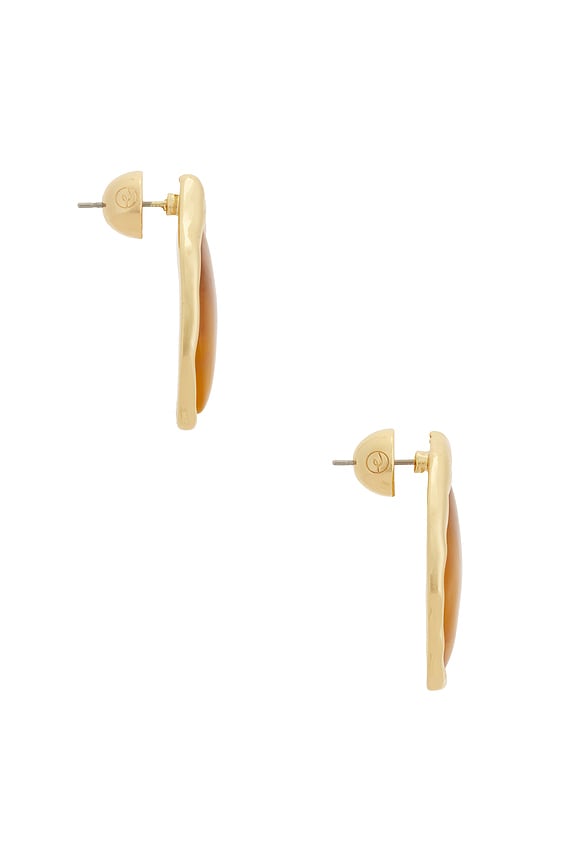 view 2 of 2 Molten Treasure Stud Earrings in Caramel