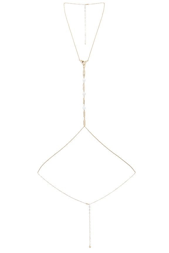 view 2 of 2 Liquid Melt Body Chain in Gold