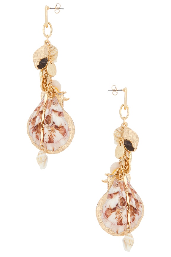view 2 of 2 Mermaid Tears Earrings in Gold