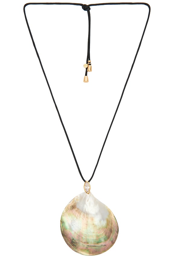 view 1 of 2 Statement Shell Cord Necklace in Shell