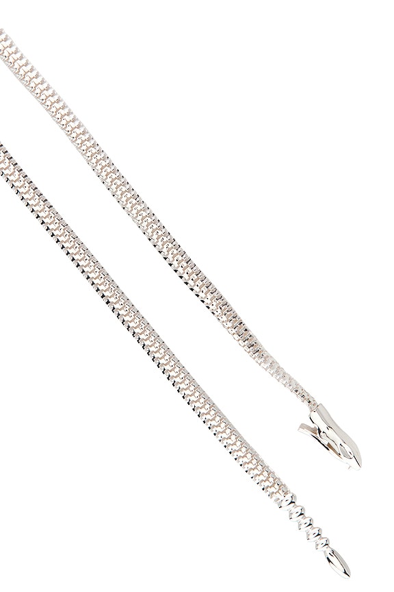 view 2 of 4 COLLAR LARIAT WRAP in Silver