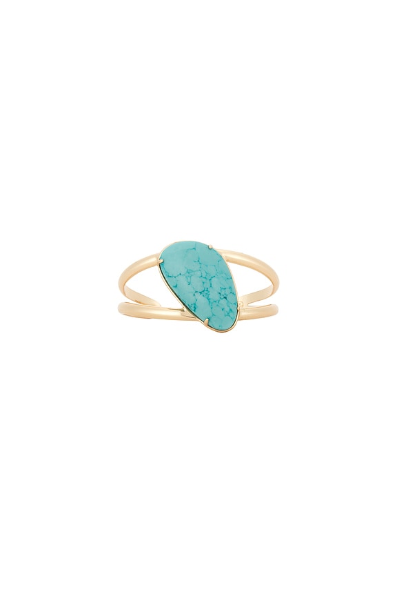 view 2 of 3 MANCHETTE DESERT in Turquoise & Gold