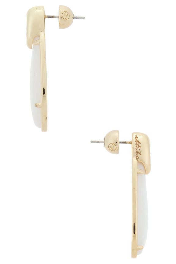 view 2 of 2 Majestic Stone Earrings in Gold