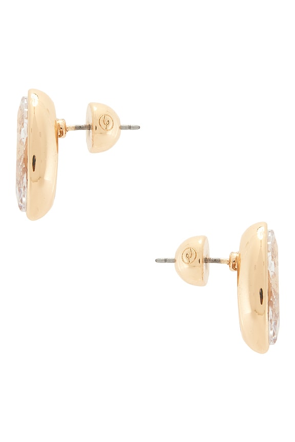 view 2 of 2 Crystal Marquise Studs in Gold