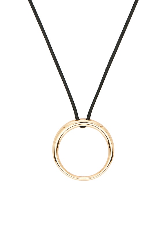 view 2 of 2 Eternal Orbit Cord Necklace in Black
