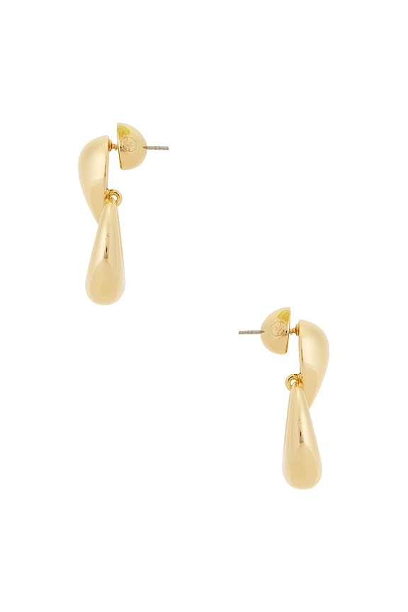view 2 of 2 BOUCLES D'OREILLES DOOR in Gold