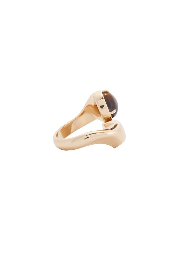 view 2 of 3 Oval Stone Dome Ring in Multi
