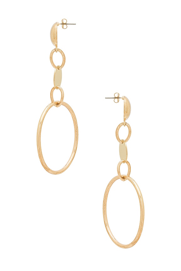 view 2 of 2 In The Crowd Earrings in Gold