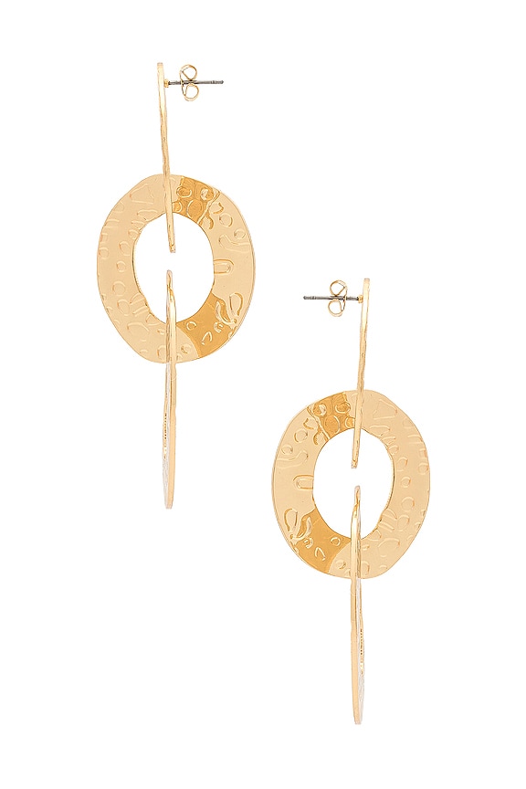 view 2 of 2 Multi Hoop Earrings in Gold