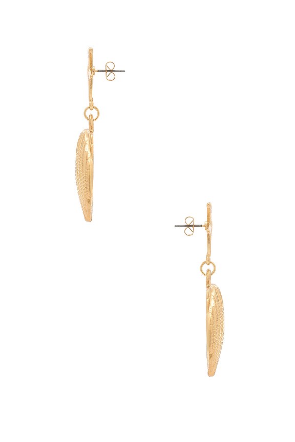 view 2 of 2 X REVOLVE Seashell Drop Earrings in Gold