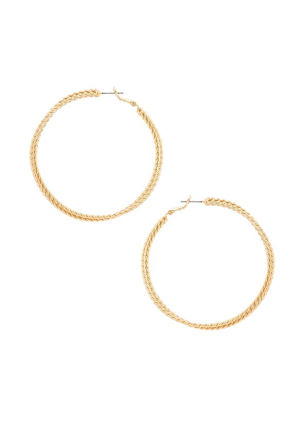 view 2 of 2 СЕРЬГИ in Gold