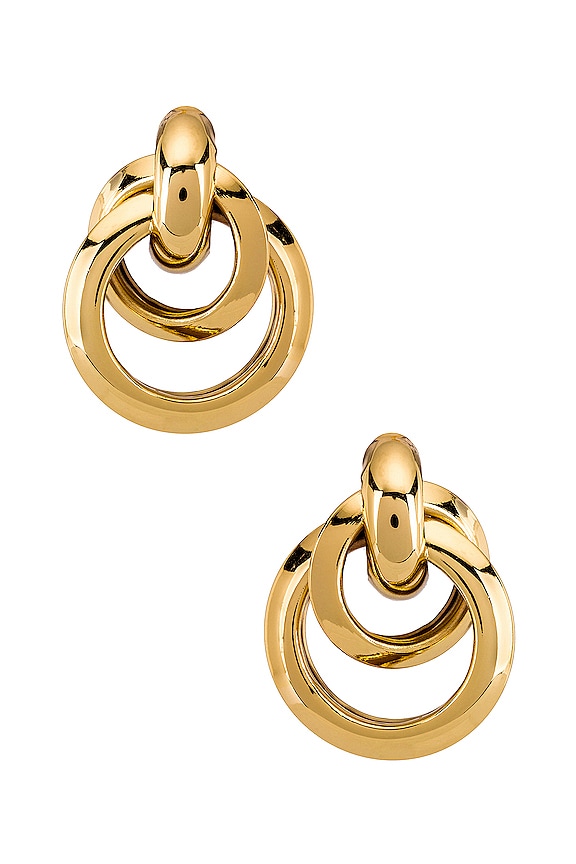 view 1 of 2 Multi Hoop Earrings in Gold