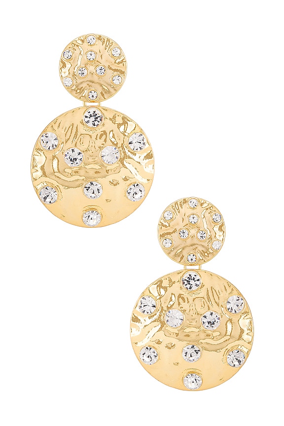 view 1 of 2 PENDIENTE in Clear & Gold