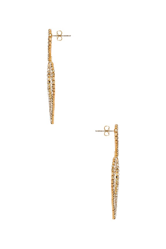 view 2 of 2 Double Heart Earrings in Gold