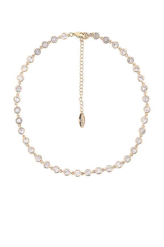 view 2 of 3 CZ Choker in Gold