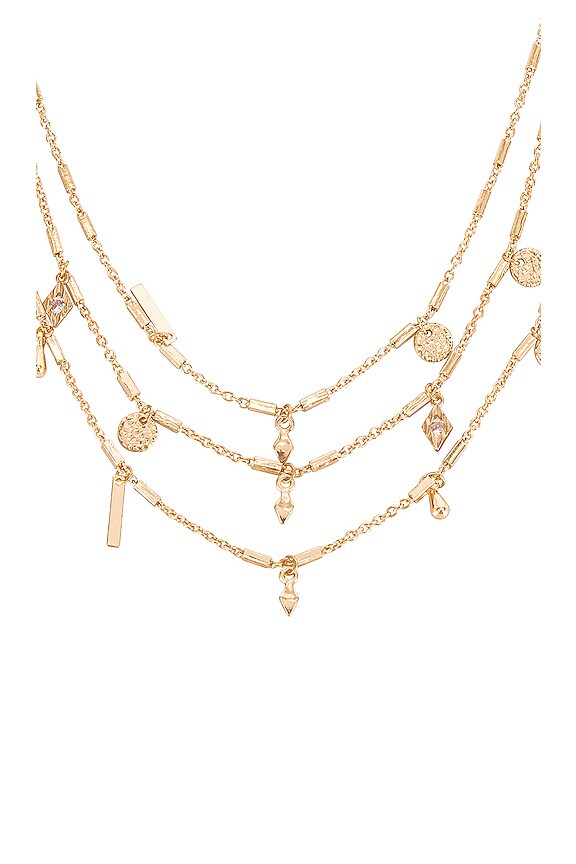 view 2 of 2 COLLIER À PLUSIEURS RANGS in Gold