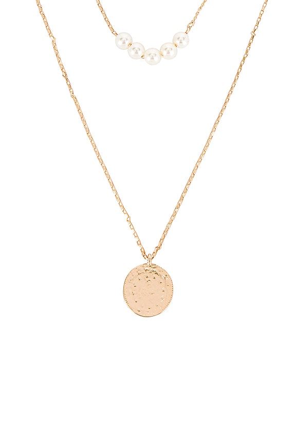 view 2 of 2 레이어 목걸이 in Gold