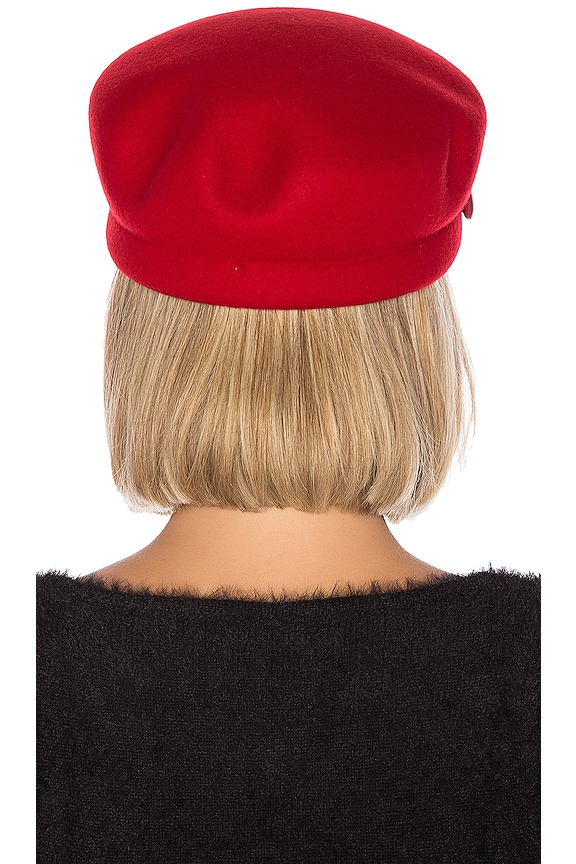 view 2 of 3 CHAPEAU SABRINA in Red