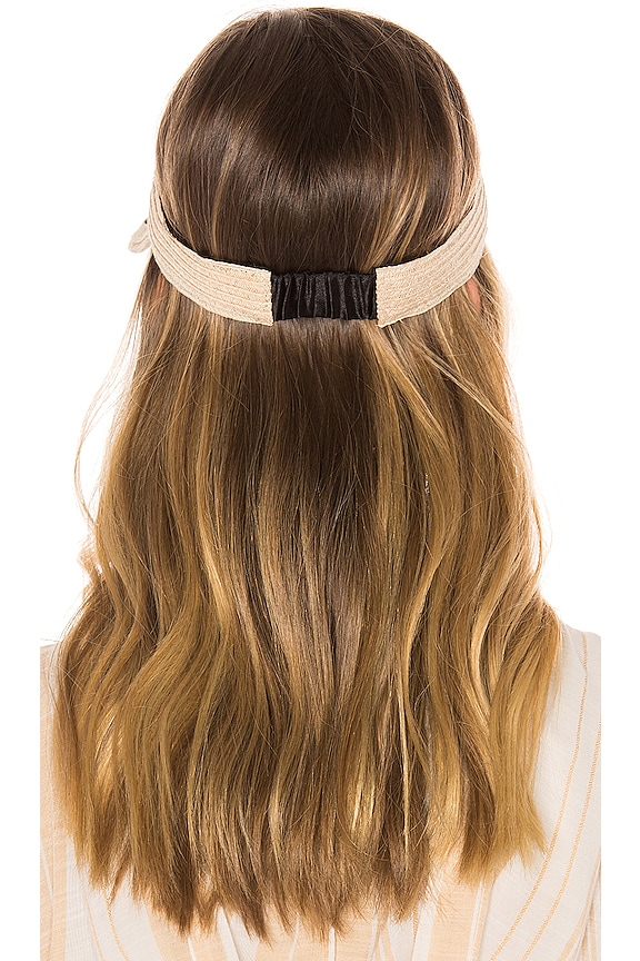 view 2 of 3 Vicky Visor in Natural & Black