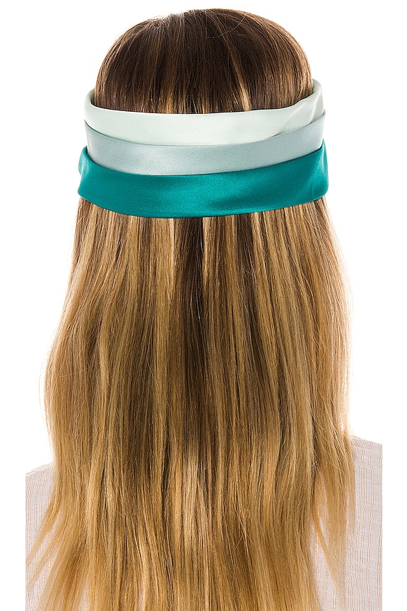 view 2 of 3 Hedy Headband in Mint, Seafoam & Teal
