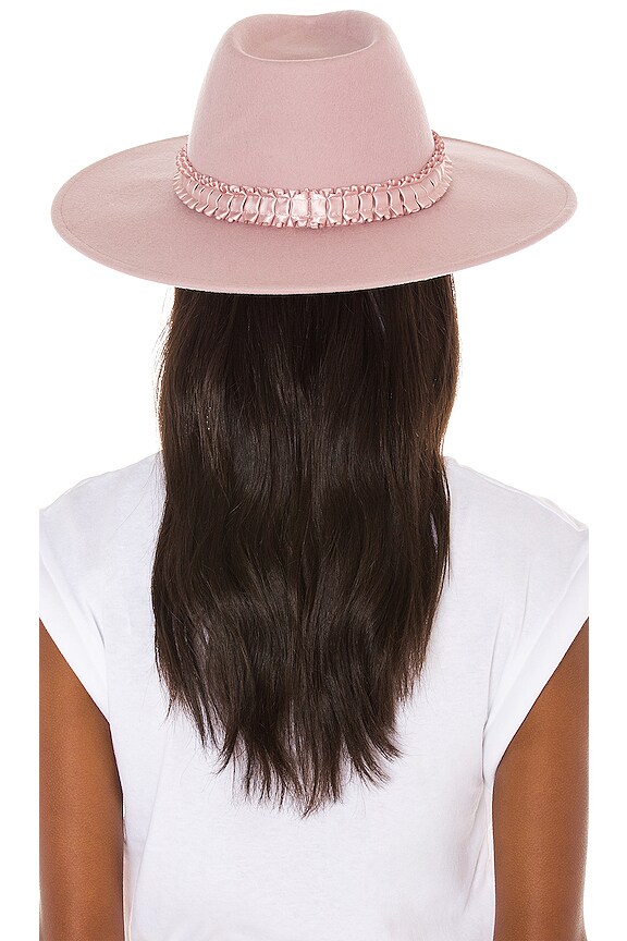 view 2 of 3 Harlowe Hat in Pale Pink